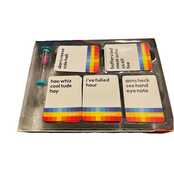 Incohearent Family Edition by What Do You Meme? Family Party Game Used Complete - Picture 2 of 5
